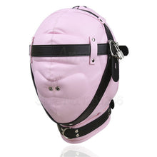 Load image into Gallery viewer, Superior PU Leather Fetish SM Hood Headgear With Mouth Ball Gag BDSM Bondage Sex Mask Hood Toys Adult Games Sex Toys For Couples