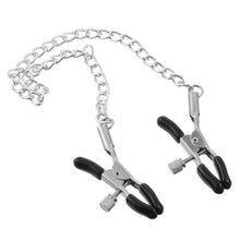 Load image into Gallery viewer, Stainless Steel Metal Chain Nipple Shaking Milk  Breast Clip Sex Slaves Nipple Clamps Sex Toys Stimulate for Couples