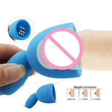 Load image into Gallery viewer, Sex Silicone Breast Nipple Sucker Penis Pump Penis Extender Vibrator Sex Toys for Women Men Couples Nipple Stimulator Adult Toys