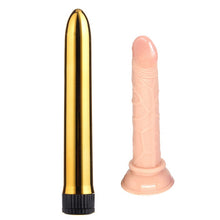 Load image into Gallery viewer, Sex Toys Bullet Vibrator Real Penis Dildo Combination Women Soft Rubber Sucker Lifelike Dick Dildo Vibrator Female Masturbator