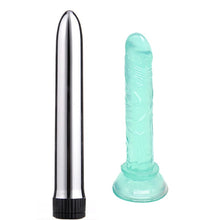 Load image into Gallery viewer, Sex Toys Bullet Vibrator Real Penis Dildo Combination Women Soft Rubber Sucker Lifelike Dick Dildo Vibrator Female Masturbator