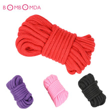 Load image into Gallery viewer, 5/10M Bondage Rope Long Thick Cotton Bdsm Body Tied Ropes SM Slave Game Restraint Products Adult Sex Toys for Men Woman Couples
