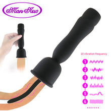 Load image into Gallery viewer, Medical Silicone Urethra Catheter Vibrator Penis Plug Urethral Vibrator Male Masturbator Urethral Sound Dilator Sex Toy for Men