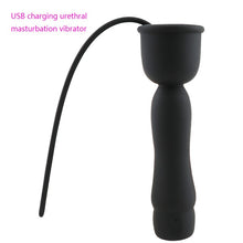 Load image into Gallery viewer, Medical Silicone Urethra Catheter Vibrator Penis Plug Urethral Vibrator Male Masturbator Urethral Sound Dilator Sex Toy for Men