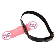 Load image into Gallery viewer, Double-Ended Dildo Gag Head Strapon Mouth Gag Fetish bdsm Bondage Penis Harness Lesbian Sex Toys Sex Products Adult Erotic Toys