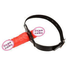 Load image into Gallery viewer, Double-Ended Dildo Gag Head Strapon Mouth Gag Fetish bdsm Bondage Penis Harness Lesbian Sex Toys Sex Products Adult Erotic Toys