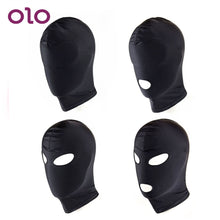 Load image into Gallery viewer, OLO 1 Piece Sexy Head Mask SM Bondage Restraint Hood Mask Sex Headgear Soft Slave Adult Games Sex Toys for Couple Erotic Toys