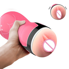 Load image into Gallery viewer, Masturbator Cup Artificial Pussy 3D Realistic Vagina Sex Toys for Adult Men Male Silicone Masturbation Sucking Cup Sex Shop