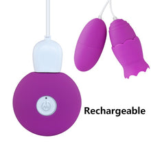 Load image into Gallery viewer, Oral Clitoris Tongue Vibrator Nipple Sucker USB Vagina Vibrating Egg Remote Control Adult Sex Toys for Women Clitoris Stimulator